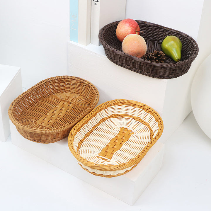 Oval gewebter Obstlager Karnz