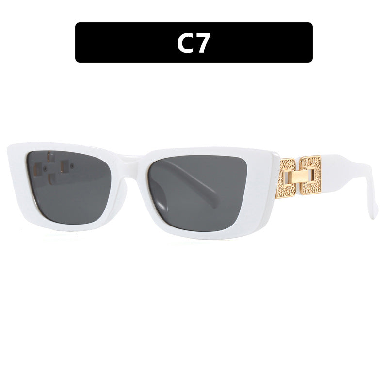 Damen modische Oversized Sonnenbrille mit einzigartigem Leopardenmuster Karnz