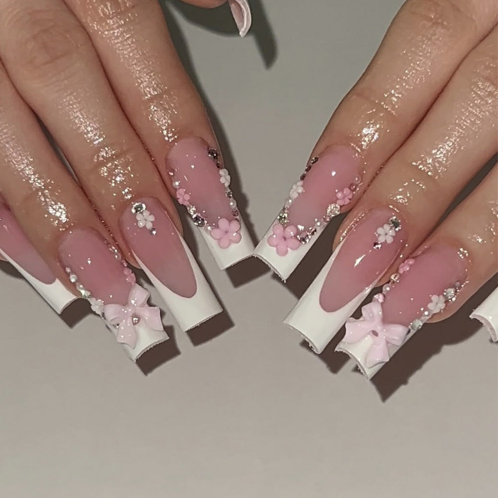 Dekorative florale Acryl-Nagelverlängerungen Karnz 1789713131