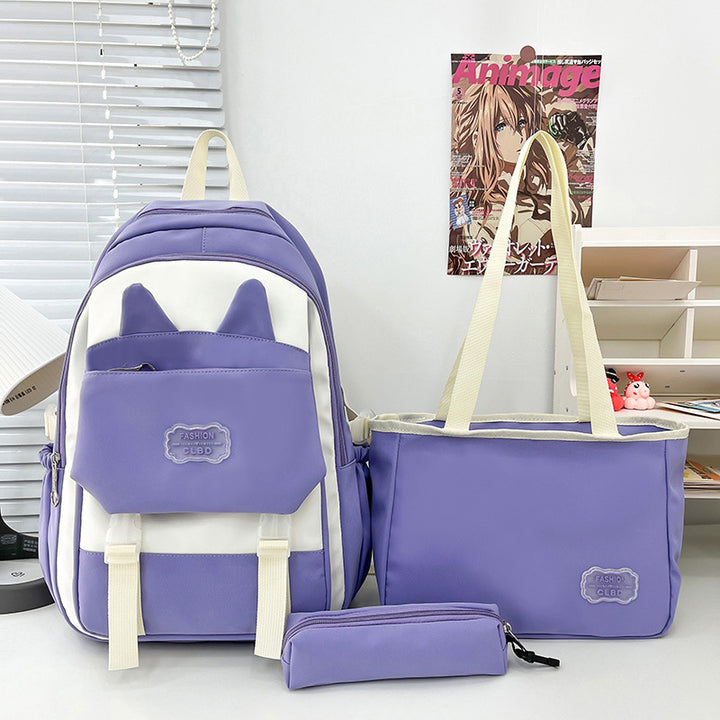 Verspielt Katzenohren Rucksack Set