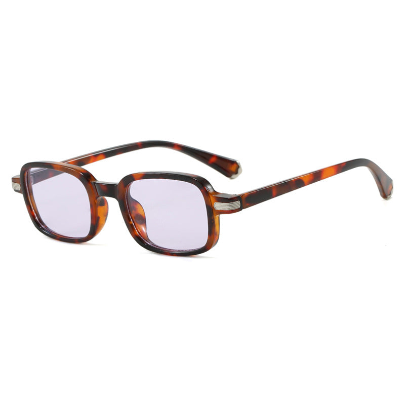 Damen modische quadratische Sonnenbrille im trendigen Schildkrötendesign Karnz
