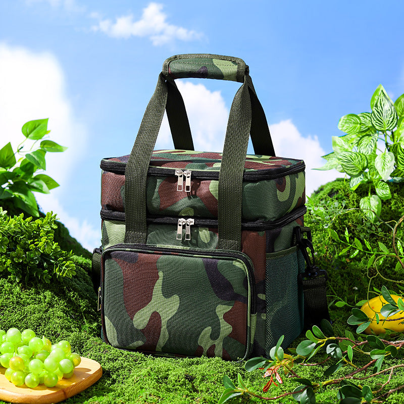 Isolierte Camo Mittagskühltasche Karnz