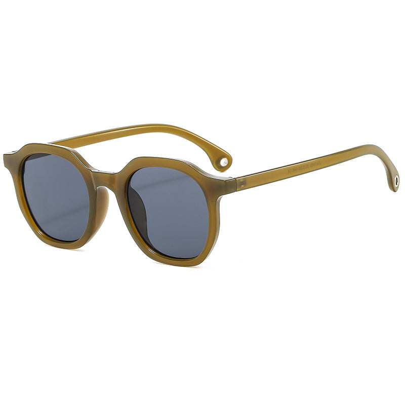 Damen modische Sonnenbrille mit trendigem Design und UV-Schutz Karnz