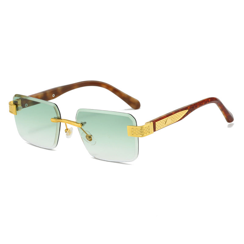 Damen elegante Sonnenbrille mit luxuriösem, glitzerndem Rahmen Karnz
