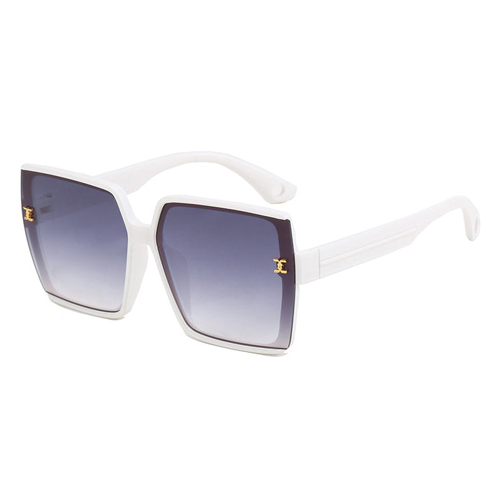 Damen modische quadratische Sonnenbrille mit luxuriösem Rahmen Karnz