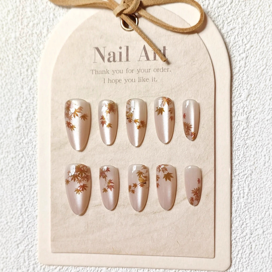 Saisonales Blumendruck-Nagelkunst-Set