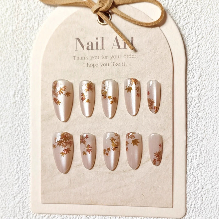 Saisonales Blumendruck-Nagelkunst-Set
