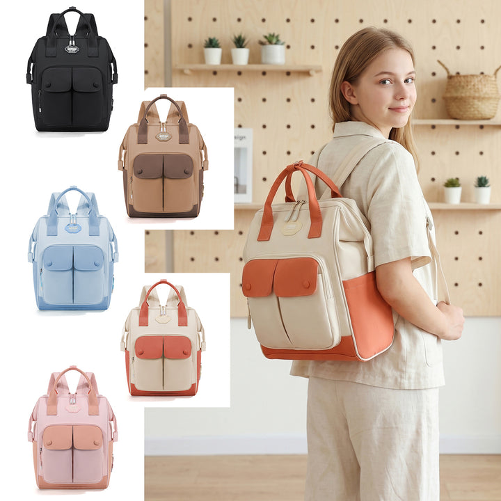 Stylischer Mehrfachfächer-Umhängetaschen-Rucksack Karnz