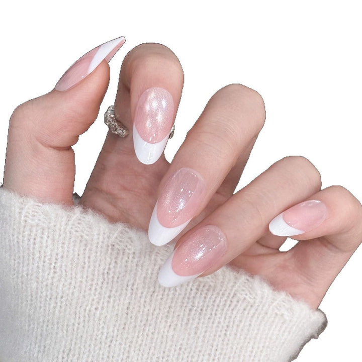 Elegante Ombre Druck-On-Nagelerweiterungen