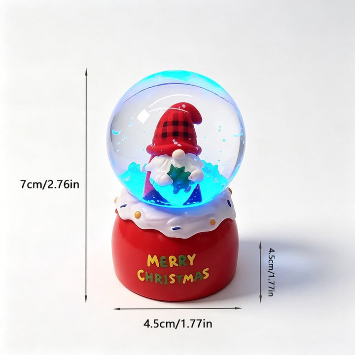 Dekorative Schneekugel Figurine Karnz