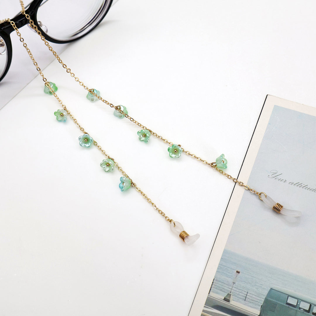 Blumenverziertes Brillenband Karnz