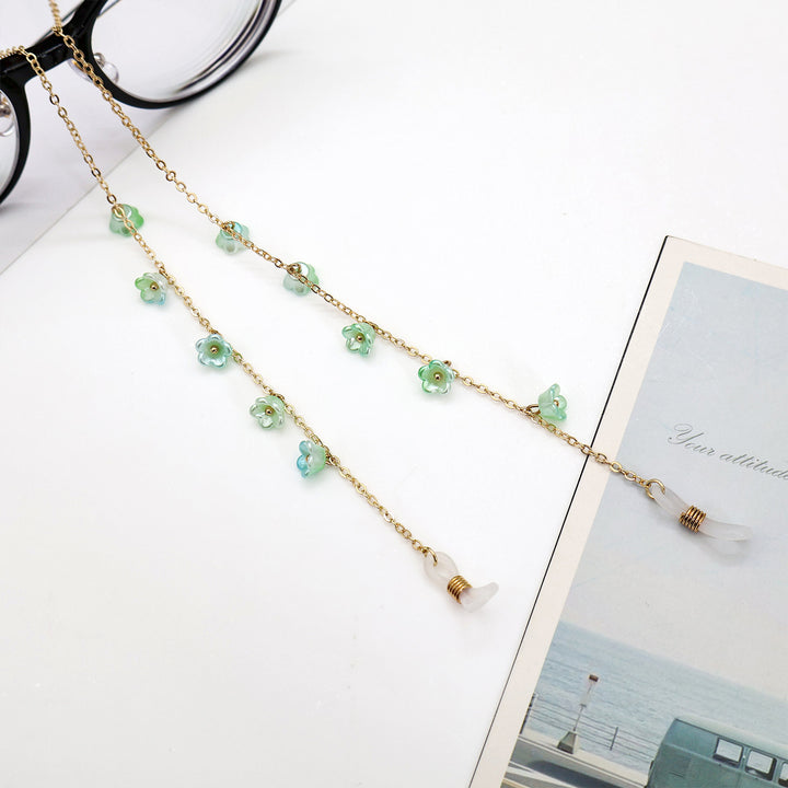 Blumenverziertes Brillenband Karnz