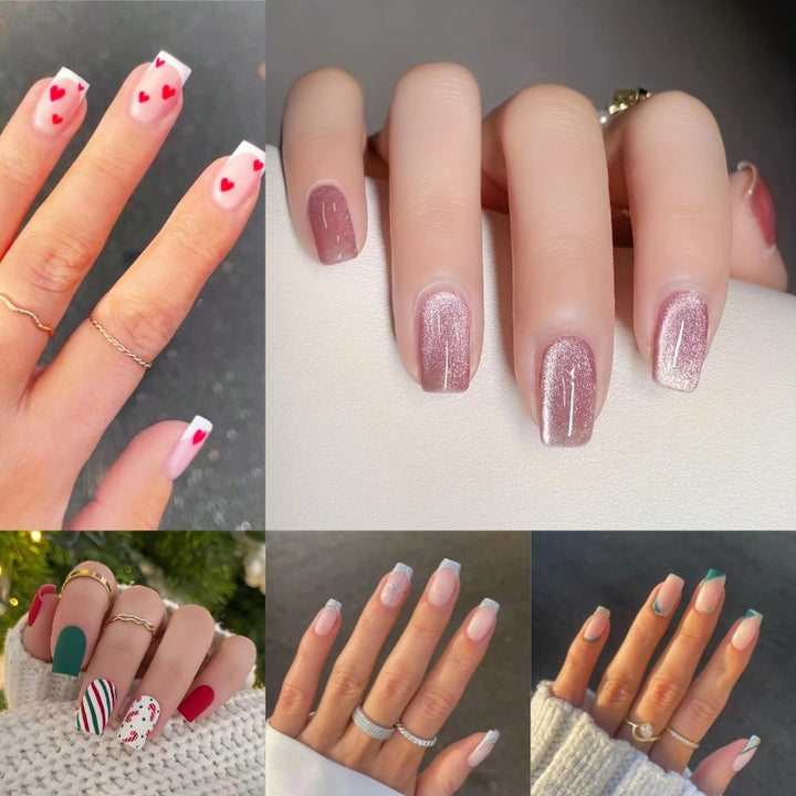 Dekorative Nagelkunst Verlängerungen Karnz