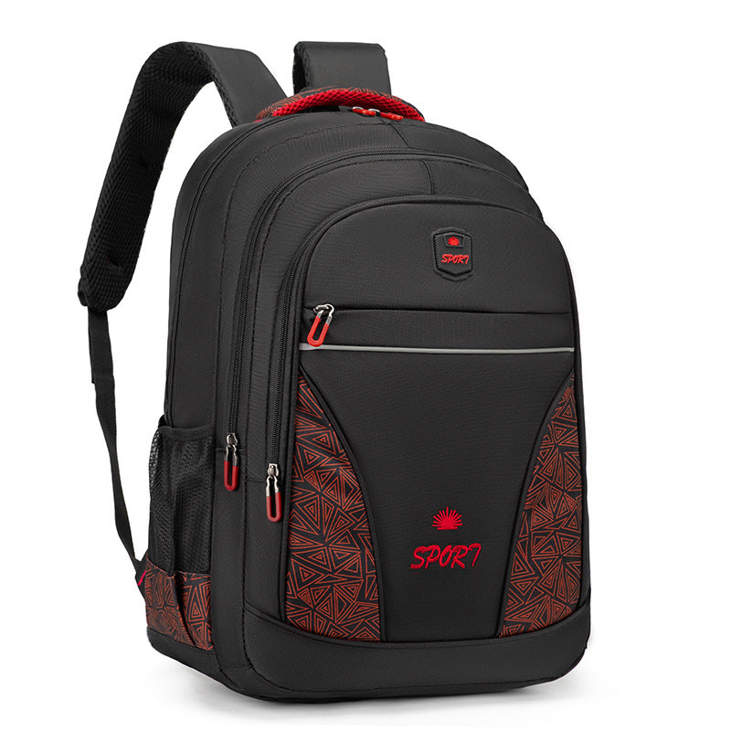 Stylische geometrische Druck Rucksack Karnz