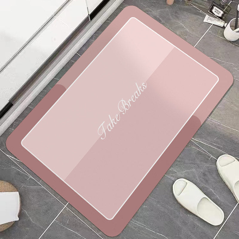 Dekorativer Badteppich für Badezimmer zuhause
