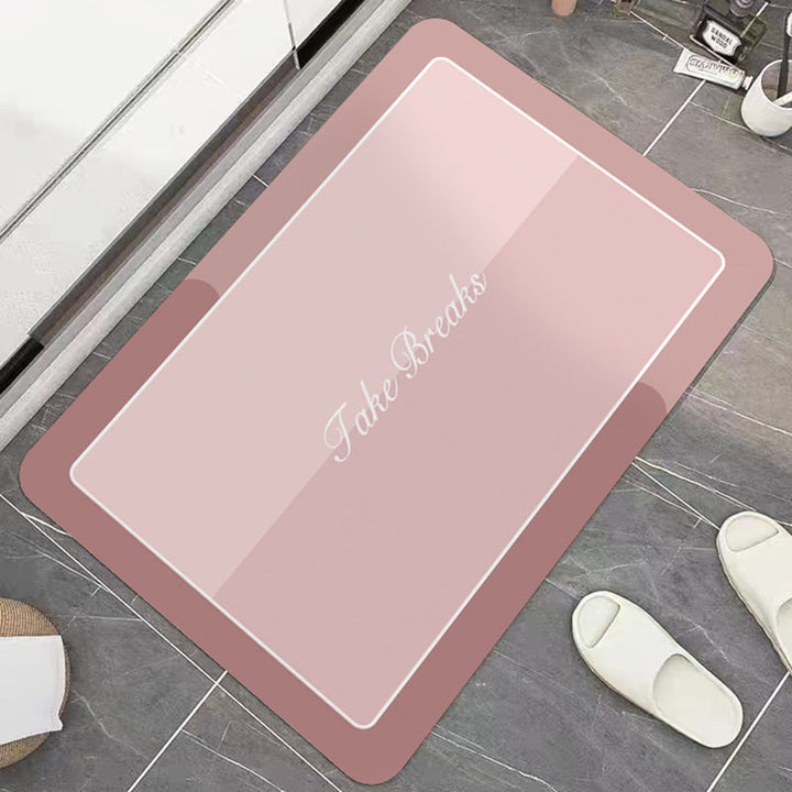Dekorativer Badteppich für Badezimmer zuhause
