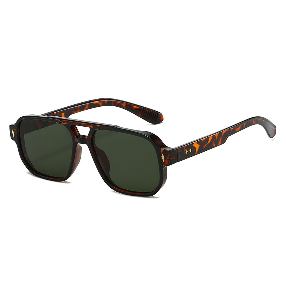 Oversized geometrische Sonnenbrille mit verbesserter UV-Schutz Karnz