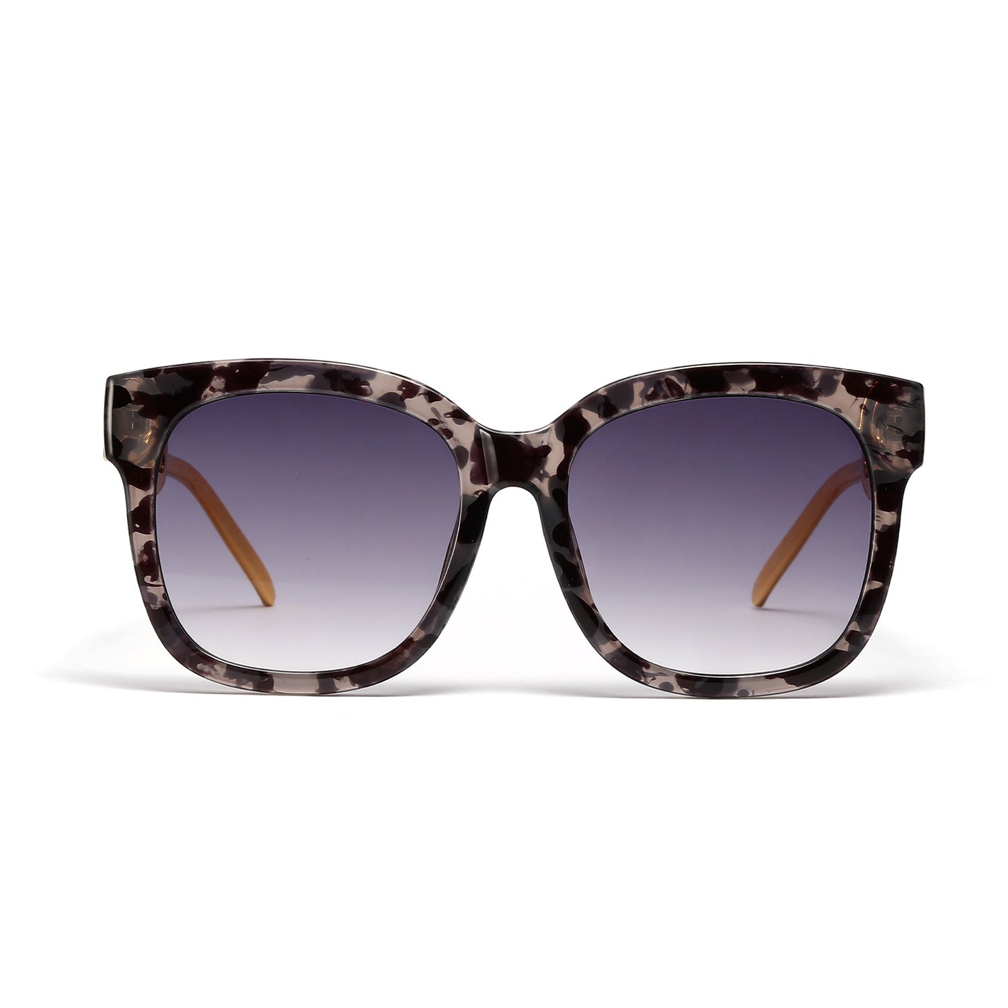 Damen modische oversized Sonnenbrille mit luxuriösem Kettenrahmen Karnz