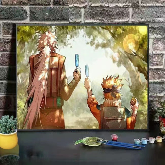 Anime-inspirierte Wandkunst Druck Karnz