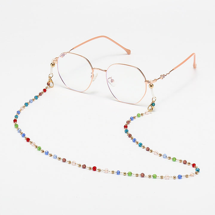 Dekorative Brillen mit eleganter Kette Karnz