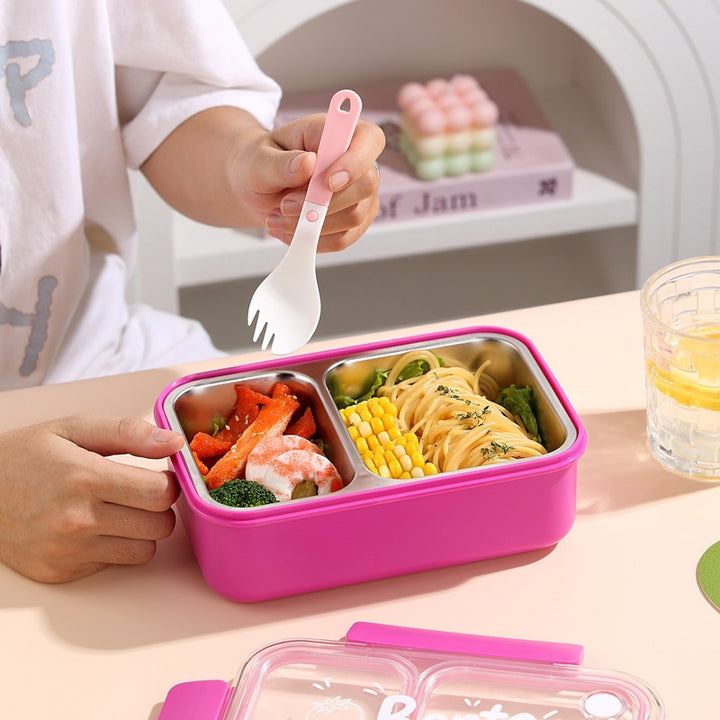 Multi-Compartment BPA-freie Bento-Lunchbox mit luftdichtem Deckel