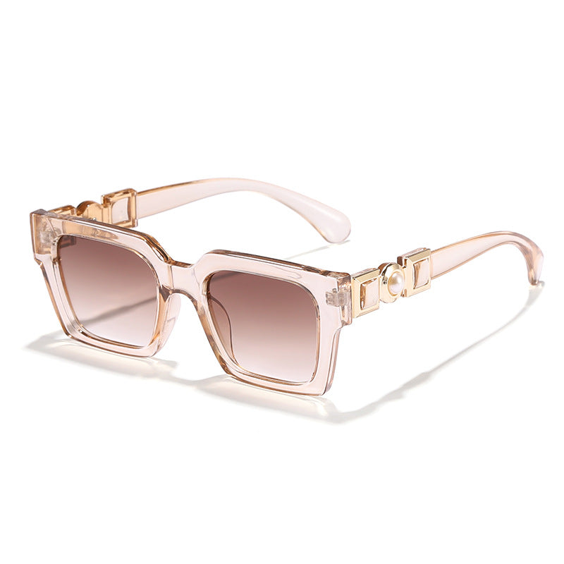 Damen modische Sonnenbrille mit glamourösem Rahmen Karnz