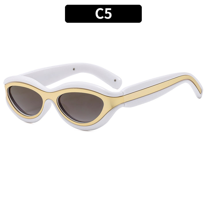 Schicke Retro Katzenaugen Sonnenbrille