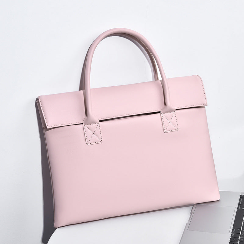 Elegante strukturiert Leder Bürotasche Karnz