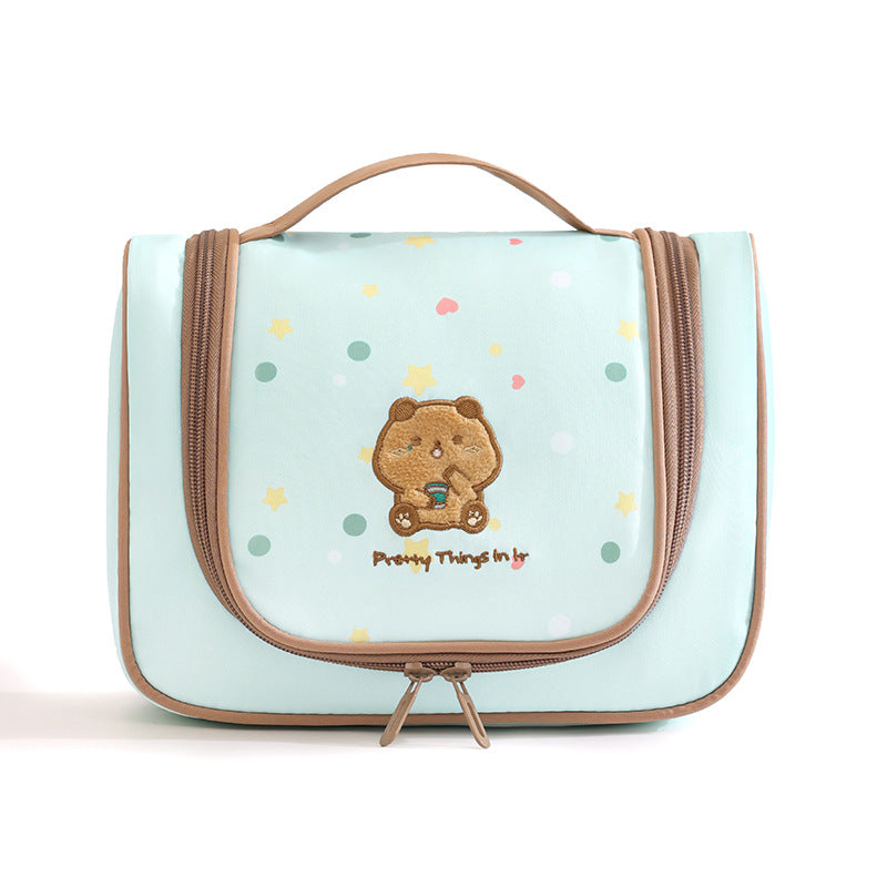 Süßer Cartoon-Druck Kosmetik Organizer Karnz