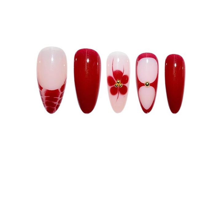 Elegantes Stiletto Drucknagel-Design Karnz