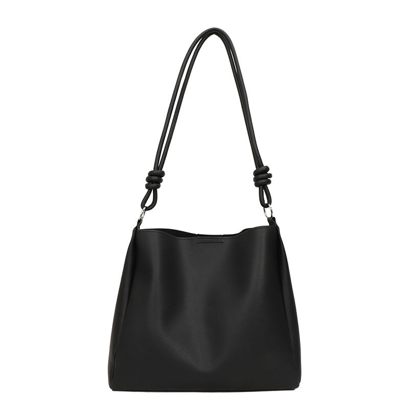 Minimalistische F faux Leder Hobo Tasche Karnz