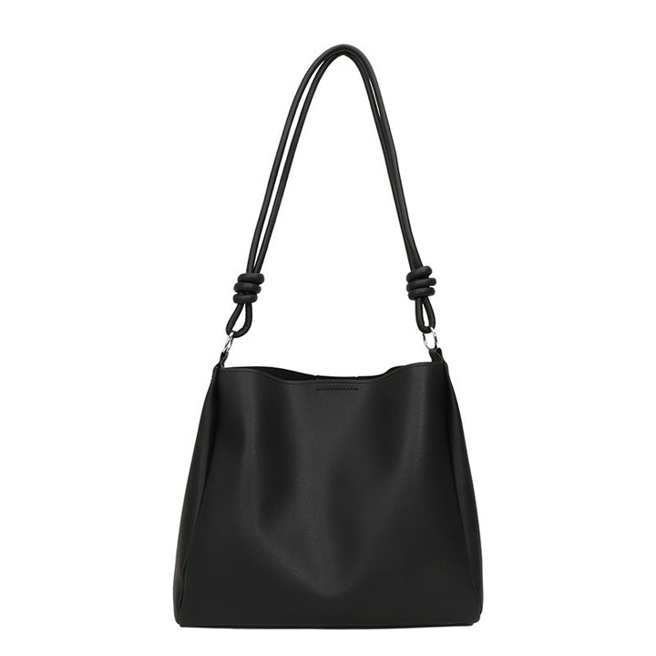 Minimalistische F faux Leder Hobo Tasche Karnz