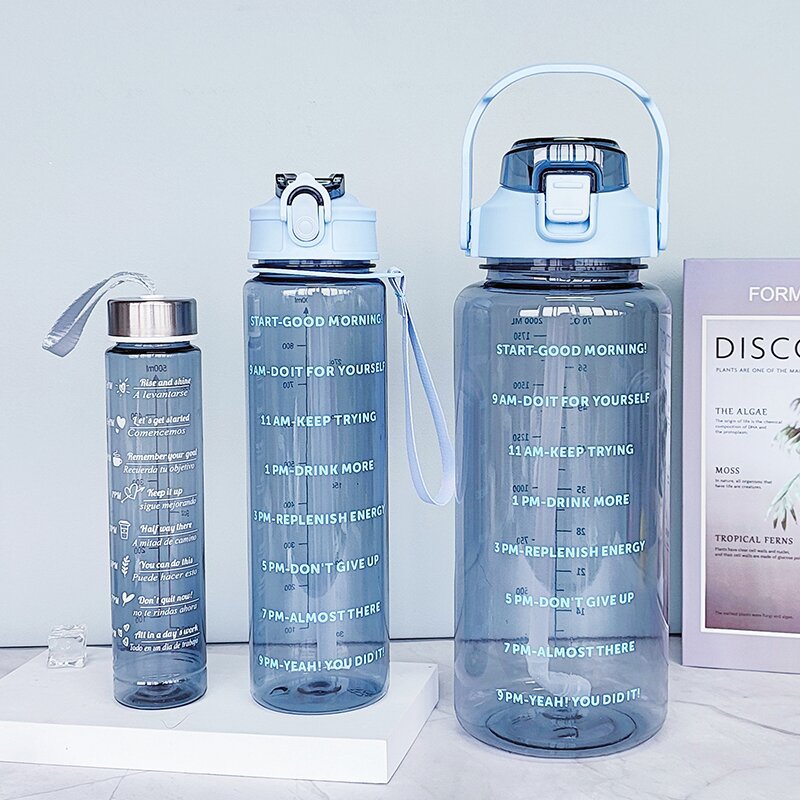 Damen Wasserflasche mit Motivationsdruck Karnz
