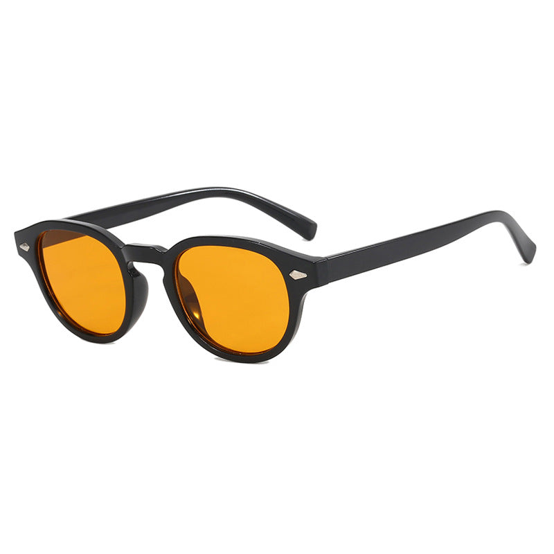 Damen runde Sonnenbrille mit elegantem Design und UV-Schutz Karnz