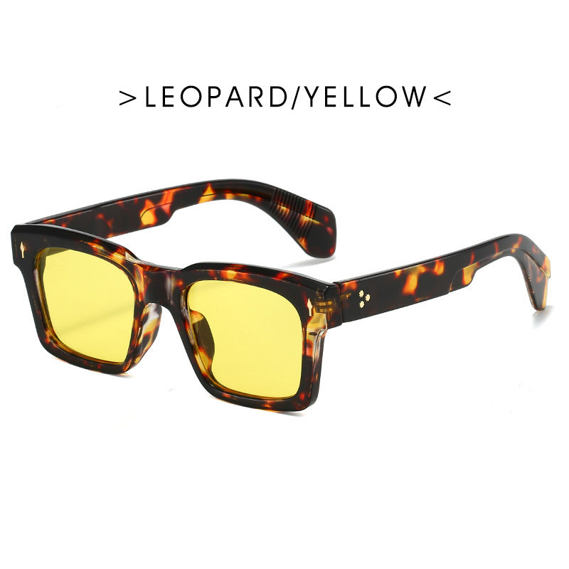 Damen moderne Sonnenbrille im claro-geometrischen Design Karnz