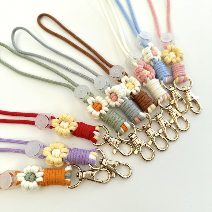Dekorativer Blumen Schlüsselanhänger Halter Karnz