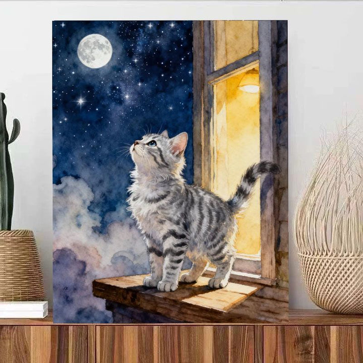 Katzen-Themen Wandkunst Karnz