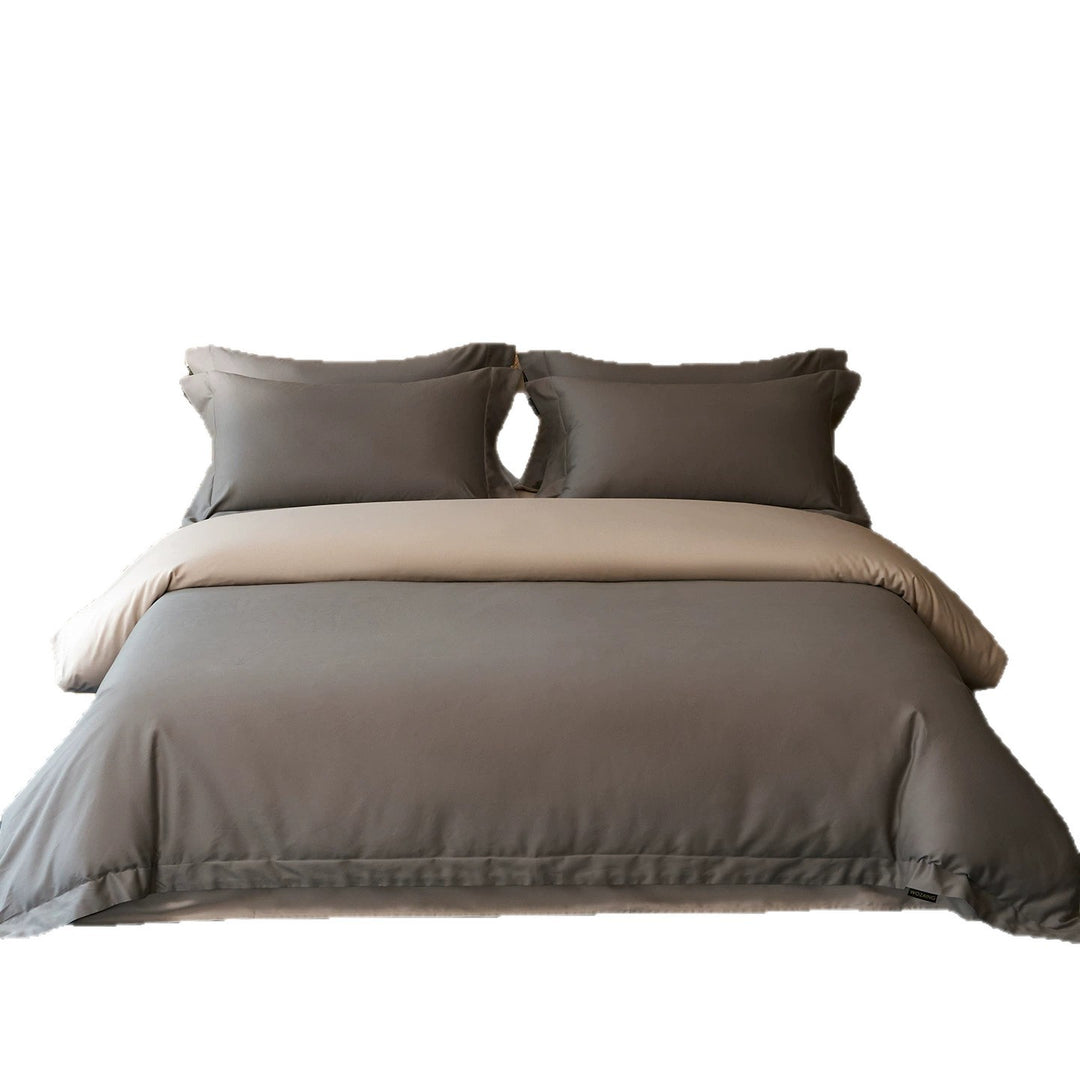 Luxuriös Wendbare Baumwollsatin Bettbezug Set