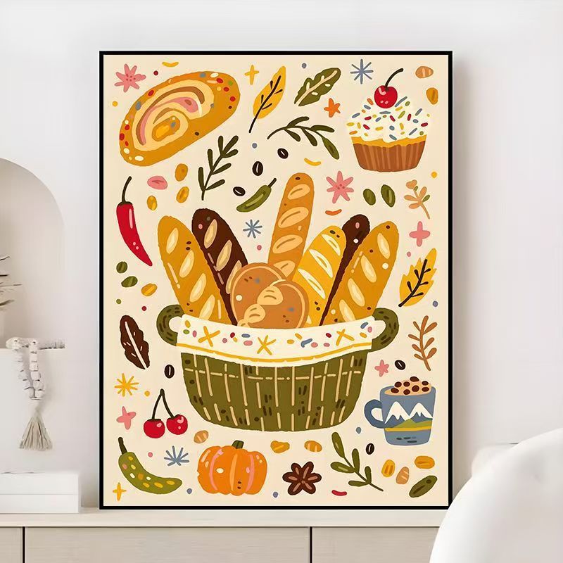 Gourmet kulinarisches Wandkunst Karnz