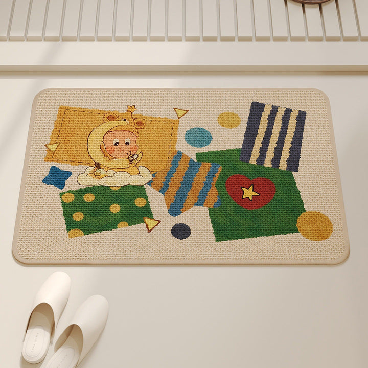 Patchwork Katzen-Themen Teppich
