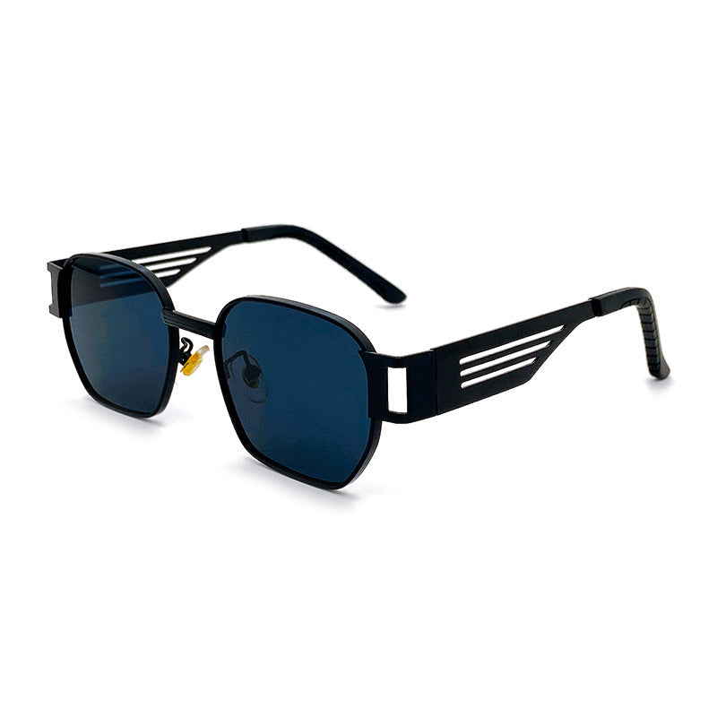 Stilvolle Oversized Sonnenbrille Im Modernen Metalldesign Karnz