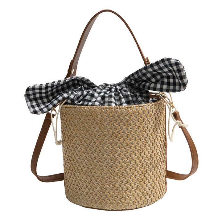 WoWoven Strand Eimer Tasche Karnz