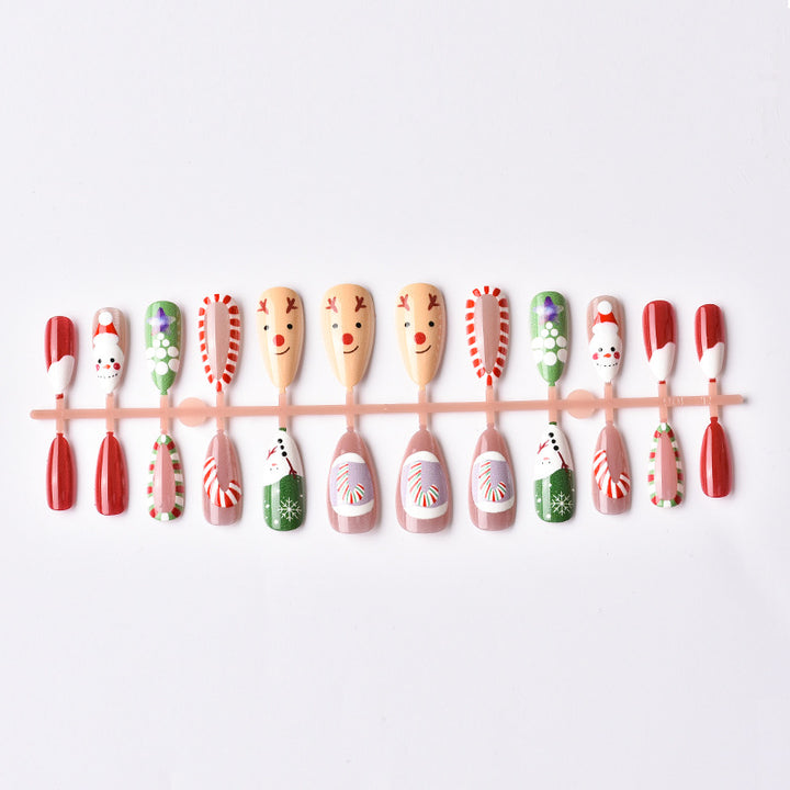 Festliches, Feiertags-Thema Press-On Nagelkunst-Set Karnz 1790636733