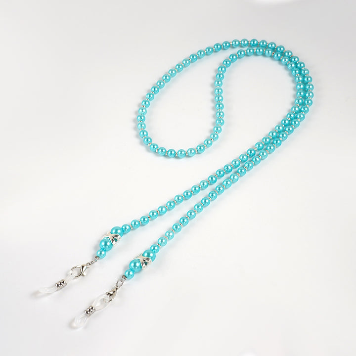 Elegante Perlen Brille Kette Karnz