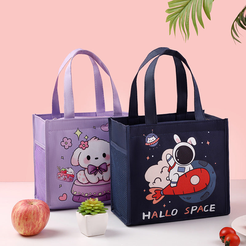 Kinder Isolierte Cartoon Lunch Tasche Karnz