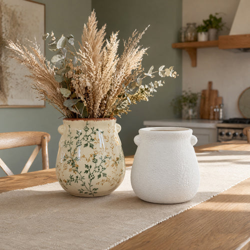 Handgefertigter Keramik Blumentopf Karnz