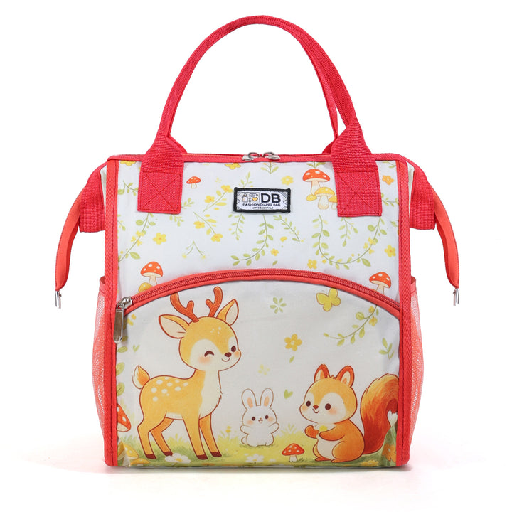 Stylische gemusterte Wickeltasche Karnz