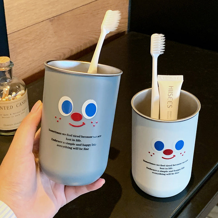 Edelstahl Becher mit Lustigem Design Karnz
