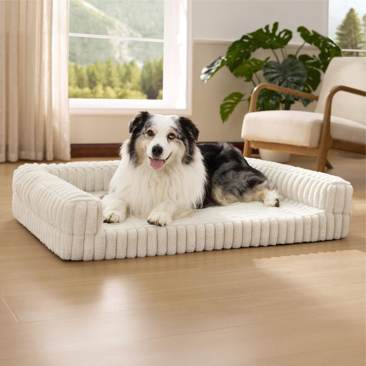 Gemütliches Texturiertes Lounge-Bett Hundebett