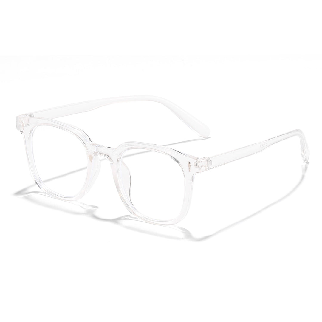 Damen modische Sonnenbrille mit transparentem Rahmen und UV-Schutz Karnz